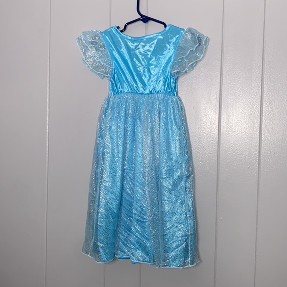 Disney Frozen Toddler Girl Pajama Night Gown Princess Elsa Dress Size 2t - Picture 9 of 11